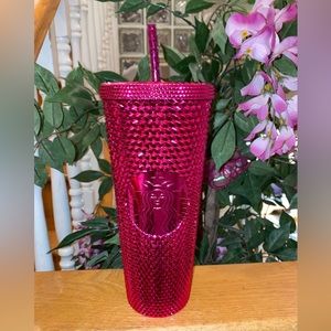 ☕️Starbucks metallic sangria studded cup